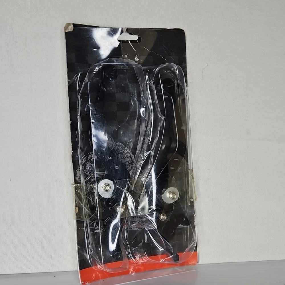 Black Motorcycle Brake and Clutch Lever Set